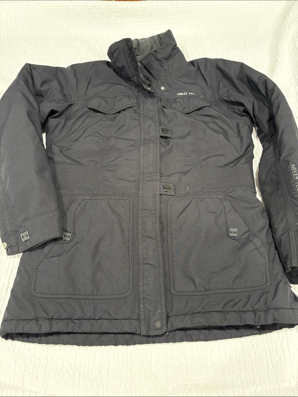 Helly Hansen Men's Black Puffer Coat 
Size L